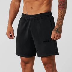 YOUNG LA American style new muscle fitness running straight shorts, summer casual trendy brand loose cross-border pants