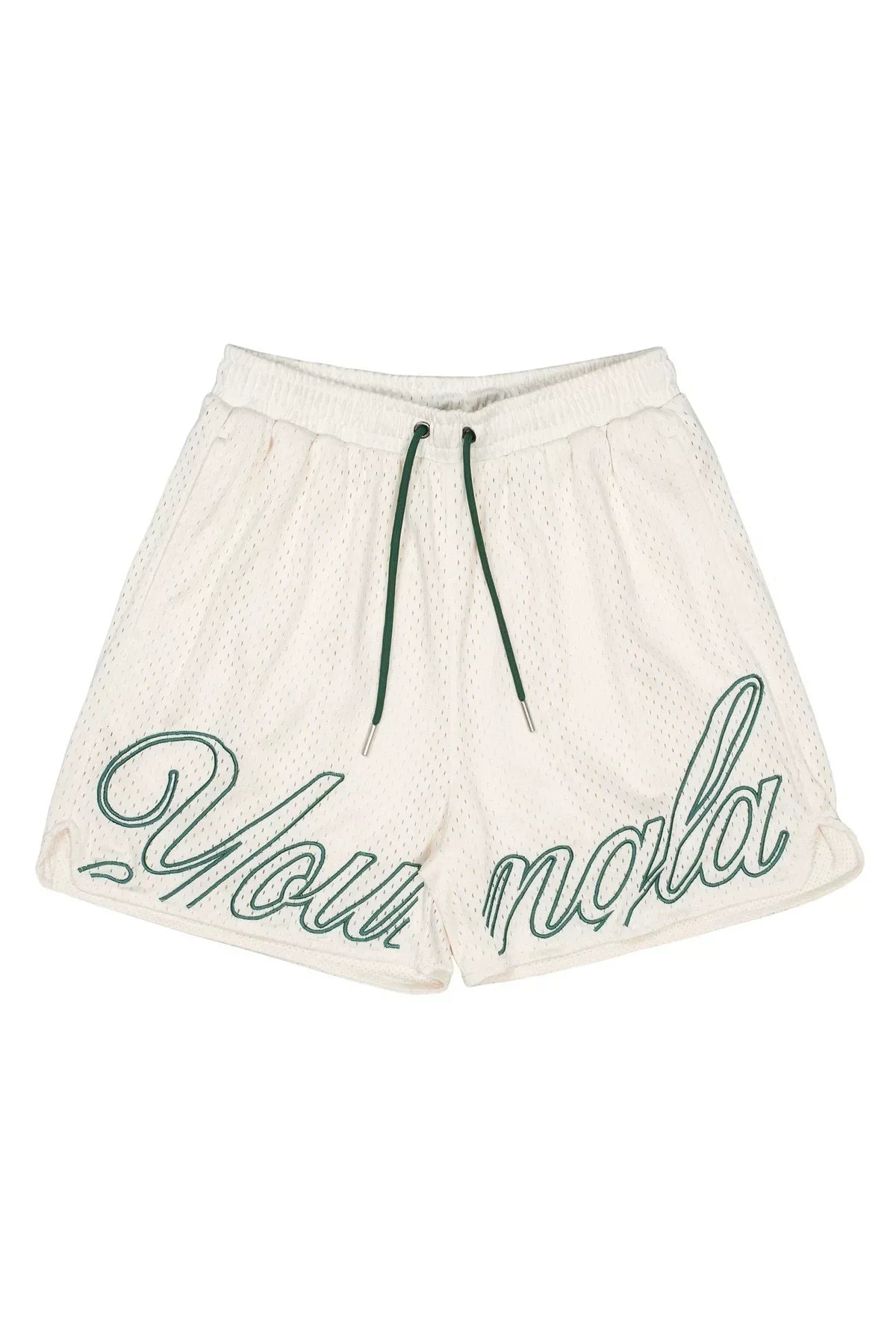 YOUNG LA Mesh Summer Shorts Men's Sports Fitness Leisure Beach Shorts Outdoor Running Training Quarters
