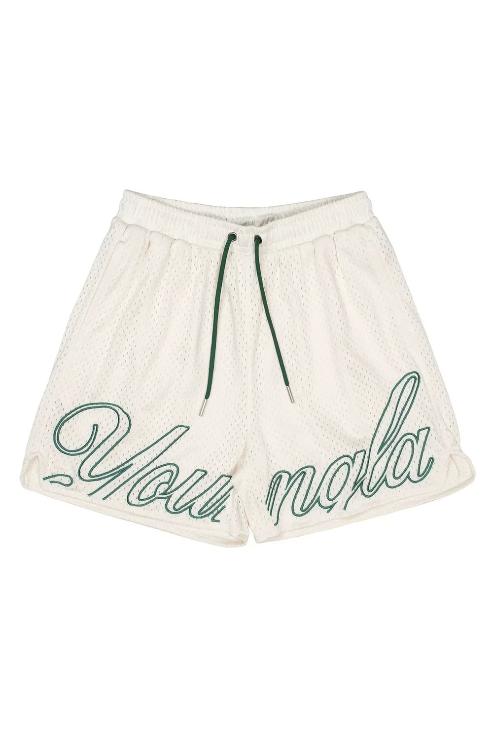 YOUNG LA Mesh Summer Shorts Men's Sports Fitness Leisure Beach Shorts Outdoor Running Training Quarters