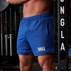 YOONGLA Summer Men's Shorts Jogger Muscle Exercise Fitness Mesh Quick Drying Breathable Training Beach Pants