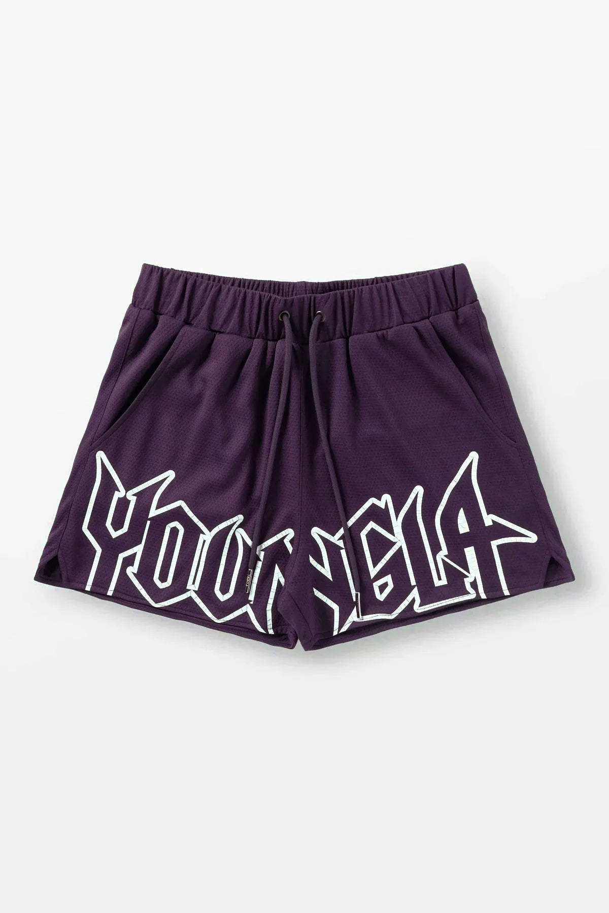 YOUNG LA Summer New Sports and Fitness Shorts Mesh Quick drying Breathable Basketball Training Shorts Casual Beach Shorts