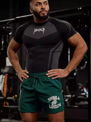 YOUANGL American new style summer men running fitness exercise shorts muscle sports gym casual pants