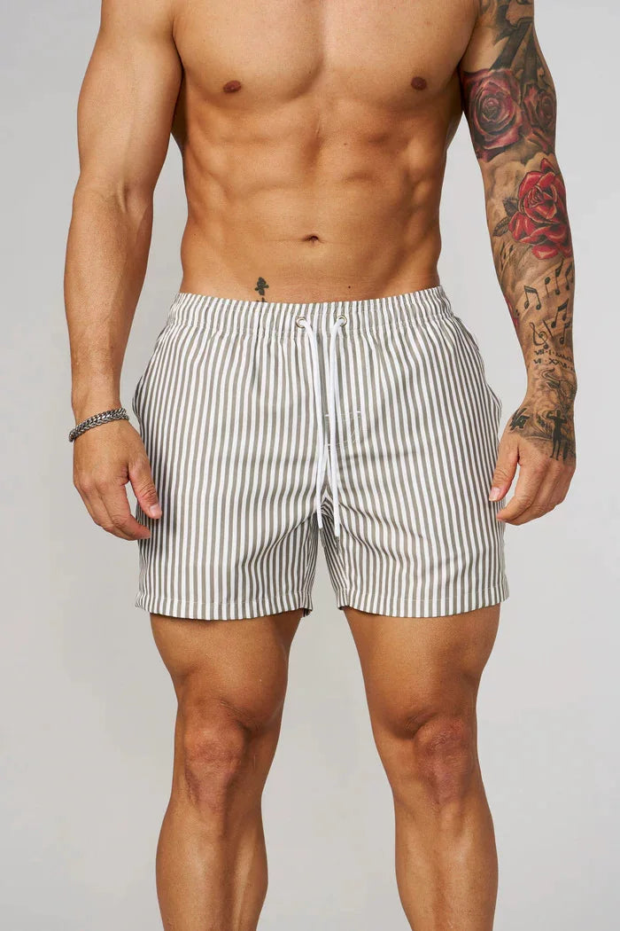 YONGLA American men's shorts for jogging, fitness, quick drying, breathable, casual beach shorts, 4-point shorts
