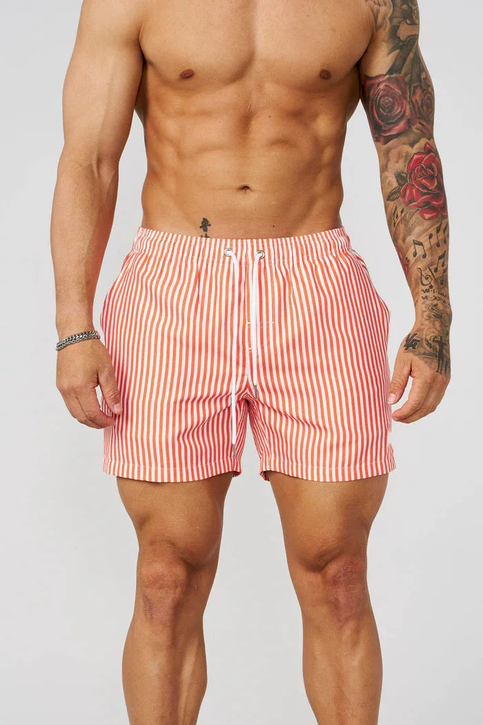 YONGLA American men's shorts for jogging, fitness, quick drying, breathable, casual beach shorts, 4-point shorts