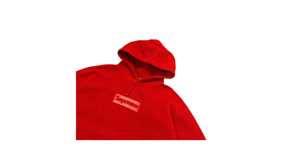 Supreme Inside Out Vox Logo Hooded Sweatshirt Red (P)