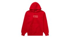 Supreme Inside Out Vox Logo Hooded Sweatshirt Red (P)