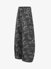 Camo Curved Jeans