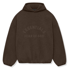Fear Of God Essentials Core Collection Nylon Fleece Heather Wood Hoodie