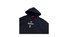Supreme Cross Box Logo Hoodie Navy (P)