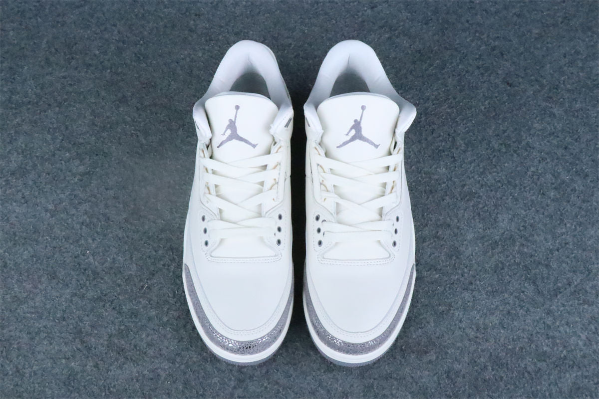Wmns Air Jordan 3 Retro 'Sail Metallic Silver'